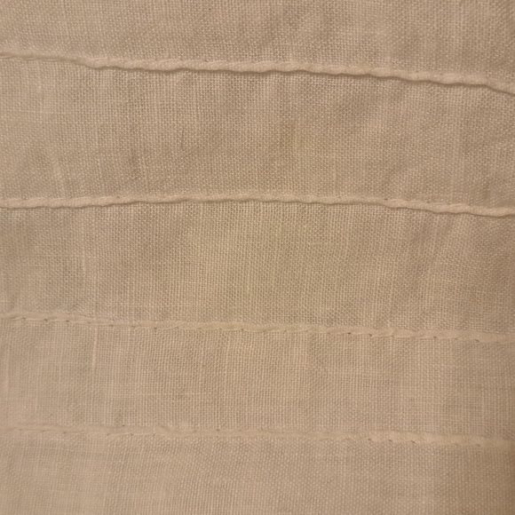 White Linen Top - Picture 2 of 2